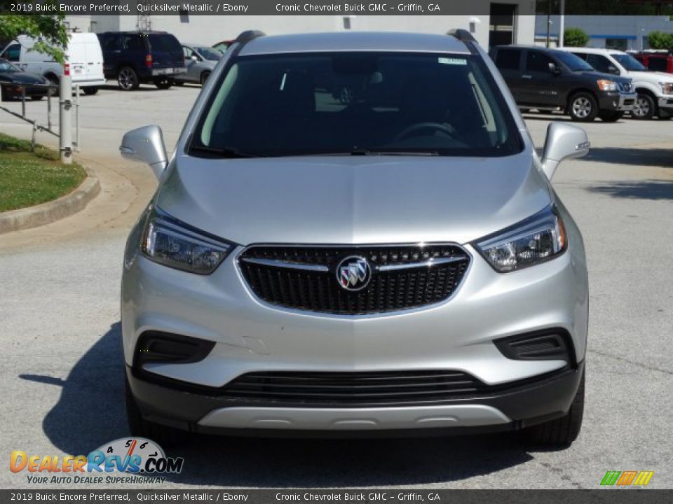 2019 Buick Encore Preferred Quicksilver Metallic / Ebony Photo #4