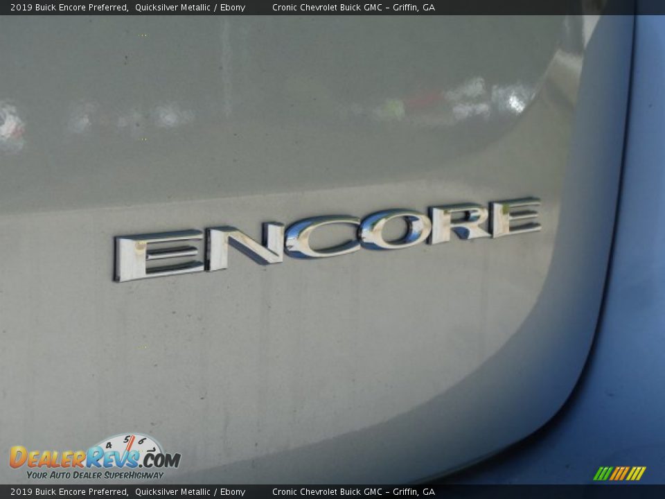 2019 Buick Encore Preferred Quicksilver Metallic / Ebony Photo #8
