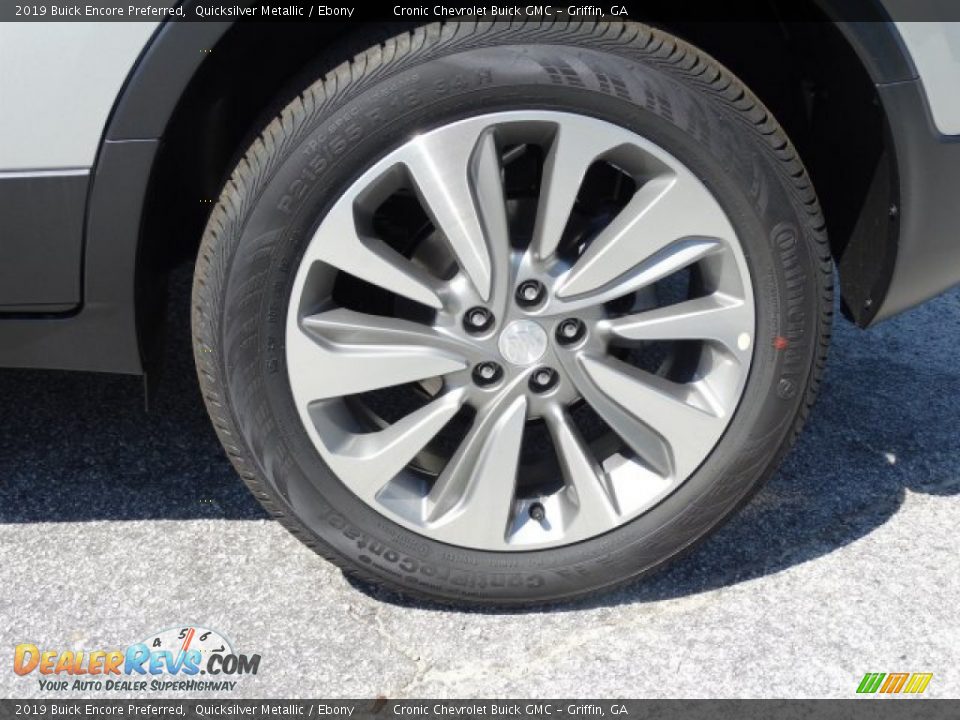 2019 Buick Encore Preferred Quicksilver Metallic / Ebony Photo #9