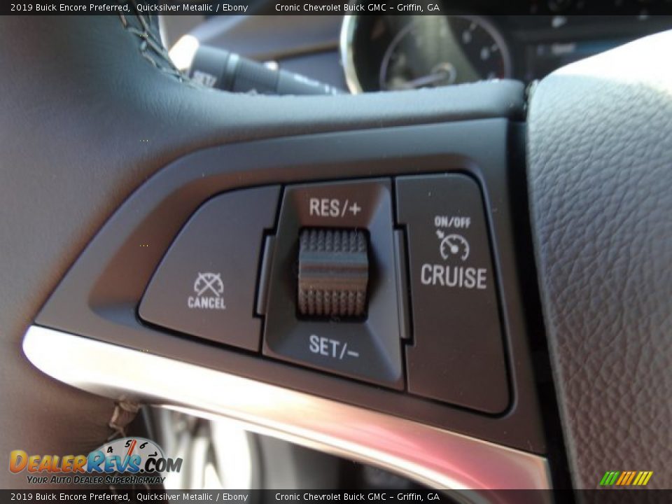 2019 Buick Encore Preferred Quicksilver Metallic / Ebony Photo #14