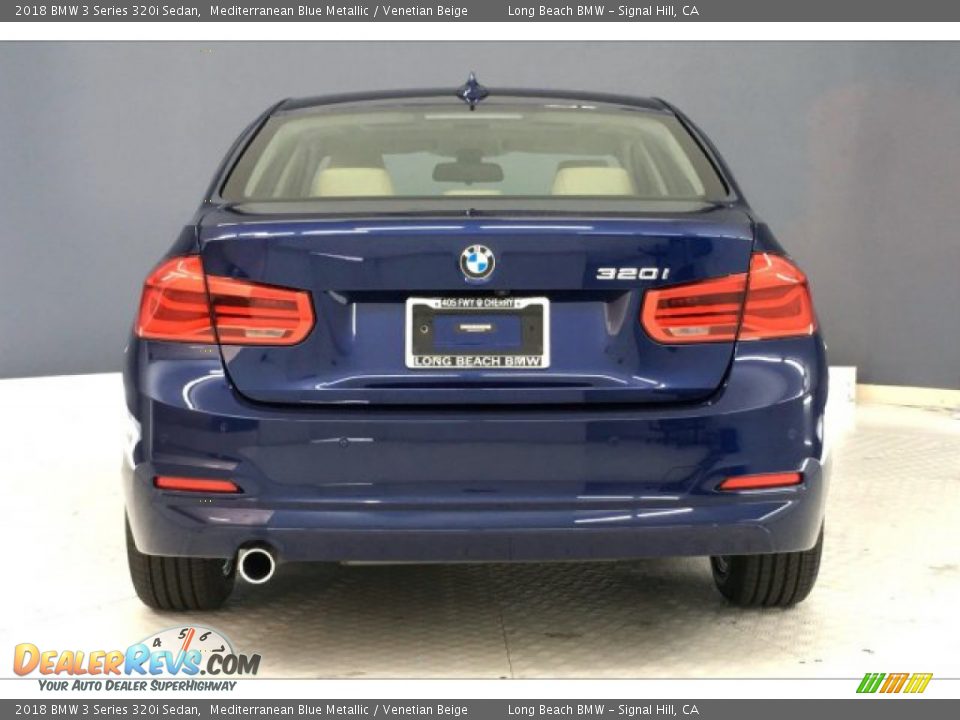 2018 BMW 3 Series 320i Sedan Mediterranean Blue Metallic / Venetian Beige Photo #3