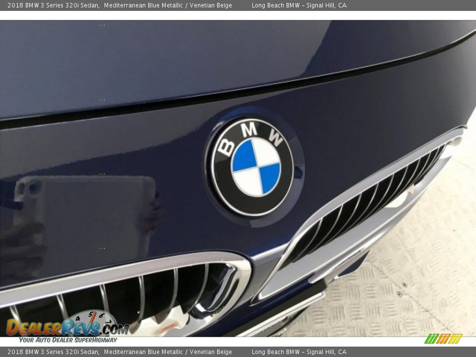 2018 BMW 3 Series 320i Sedan Mediterranean Blue Metallic / Venetian Beige Photo #29