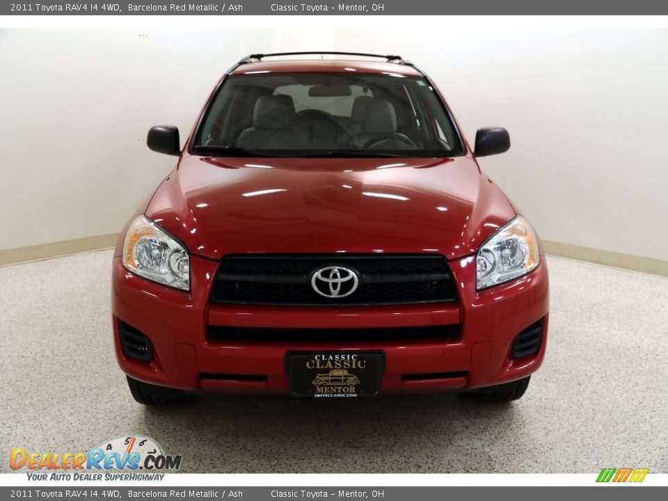 2011 Toyota RAV4 I4 4WD Barcelona Red Metallic / Ash Photo #2