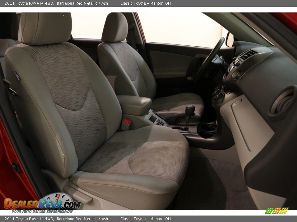2011 Toyota RAV4 I4 4WD Barcelona Red Metallic / Ash Photo #13