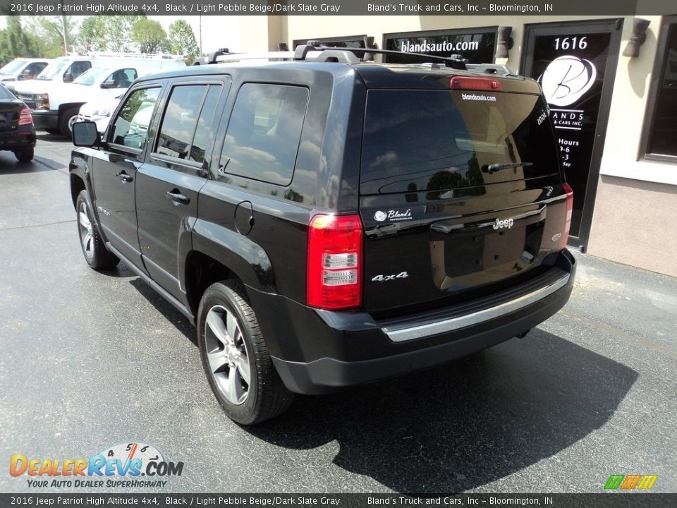 2016 Jeep Patriot High Altitude 4x4 Black / Light Pebble Beige/Dark Slate Gray Photo #3