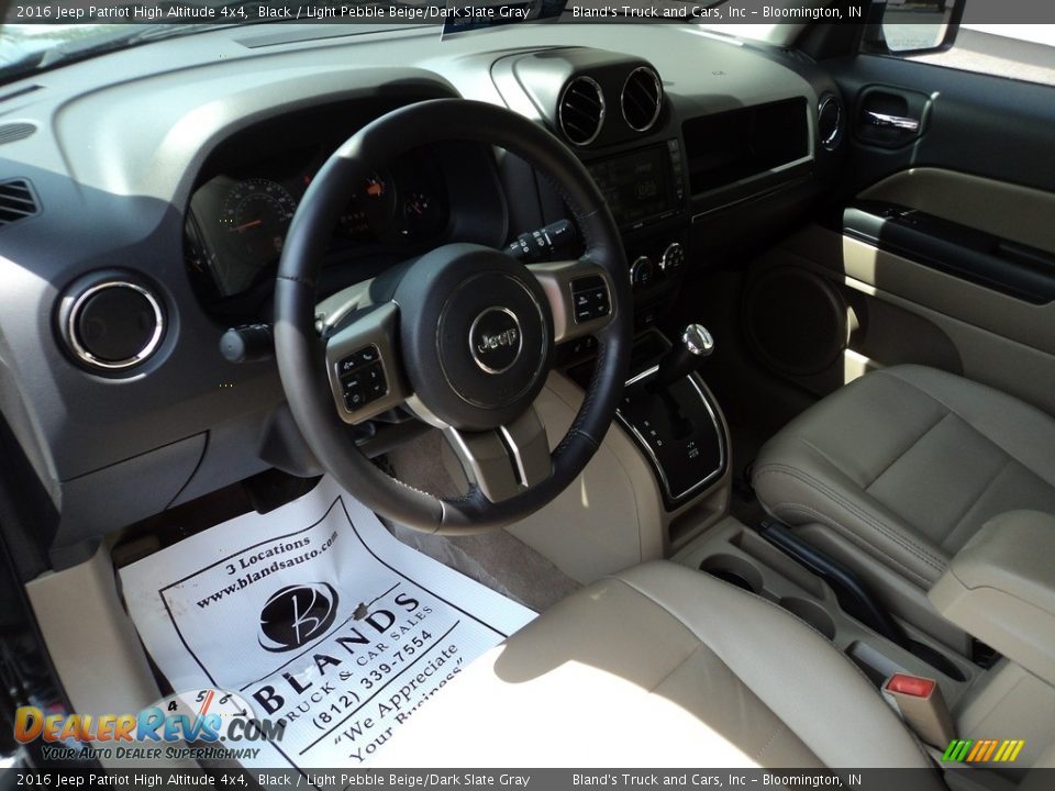 2016 Jeep Patriot High Altitude 4x4 Black / Light Pebble Beige/Dark Slate Gray Photo #6