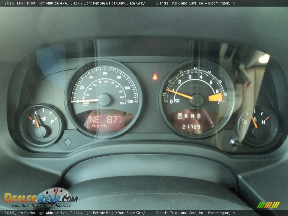 2016 Jeep Patriot High Altitude 4x4 Black / Light Pebble Beige/Dark Slate Gray Photo #13