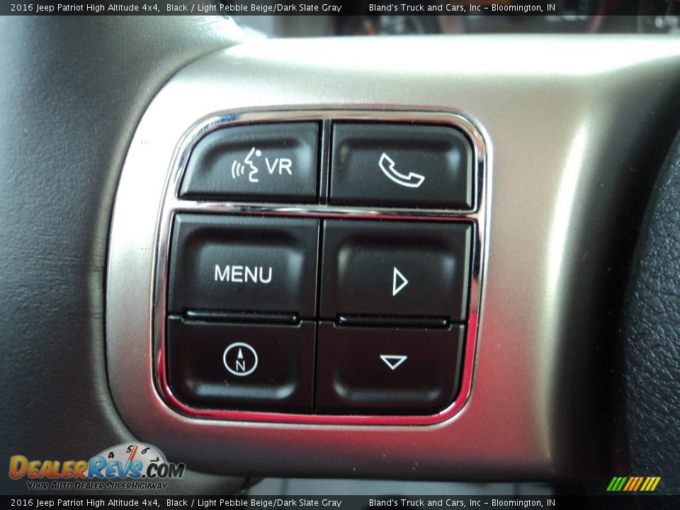 2016 Jeep Patriot High Altitude 4x4 Black / Light Pebble Beige/Dark Slate Gray Photo #16
