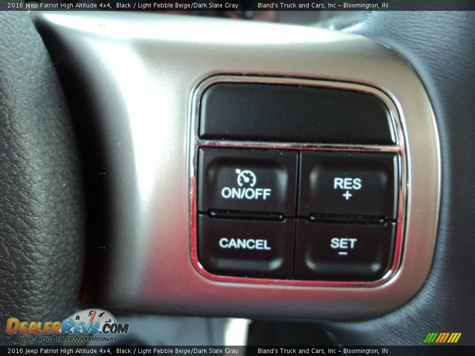 2016 Jeep Patriot High Altitude 4x4 Black / Light Pebble Beige/Dark Slate Gray Photo #17