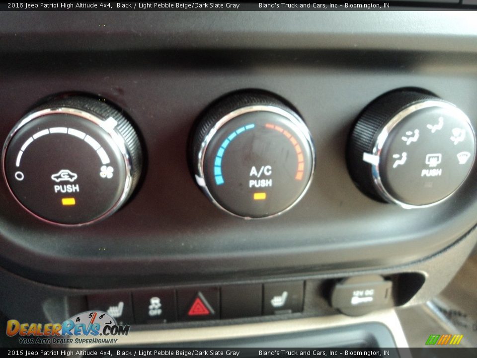 2016 Jeep Patriot High Altitude 4x4 Black / Light Pebble Beige/Dark Slate Gray Photo #21