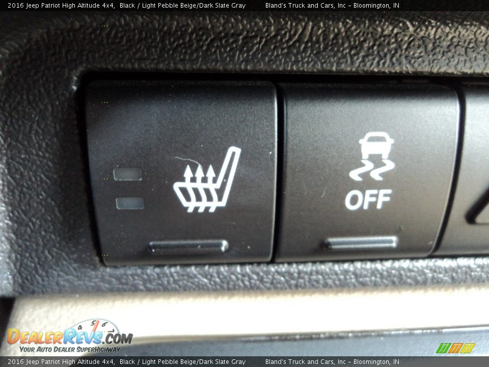 2016 Jeep Patriot High Altitude 4x4 Black / Light Pebble Beige/Dark Slate Gray Photo #22