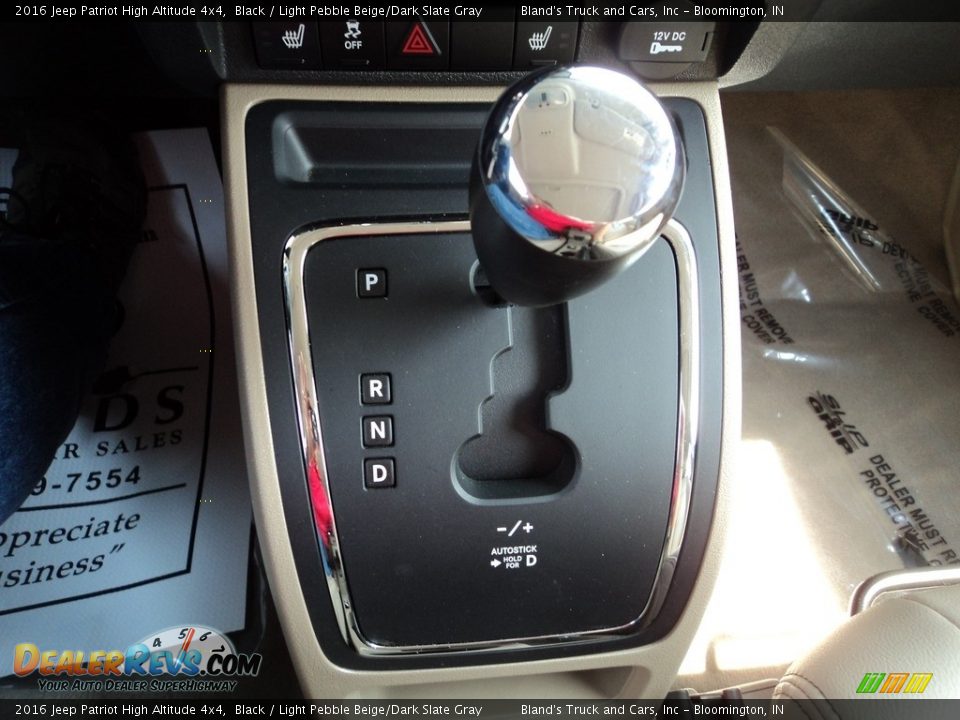 2016 Jeep Patriot High Altitude 4x4 Black / Light Pebble Beige/Dark Slate Gray Photo #23