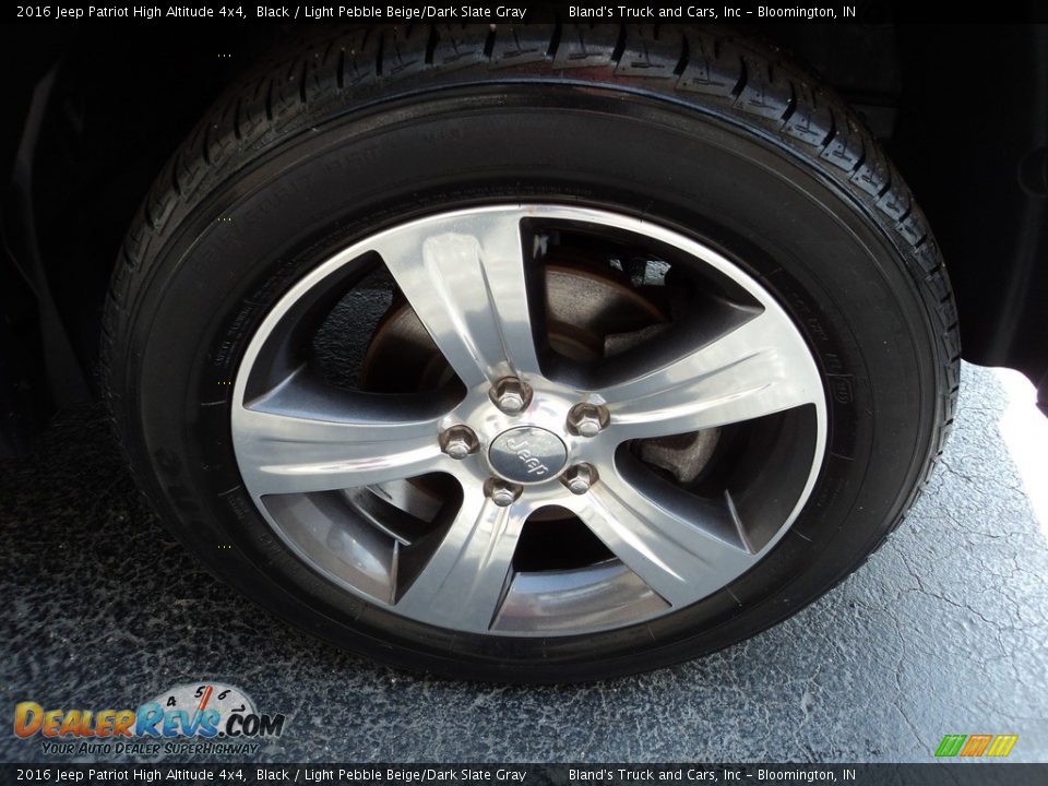 2016 Jeep Patriot High Altitude 4x4 Black / Light Pebble Beige/Dark Slate Gray Photo #29