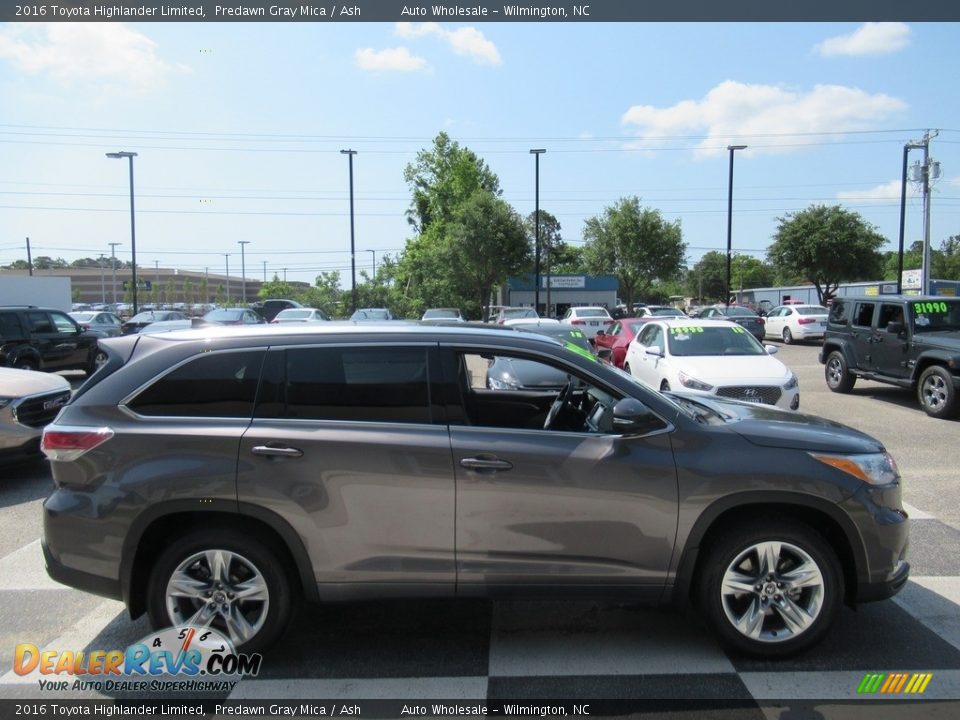 2016 Toyota Highlander Limited Predawn Gray Mica / Ash Photo #3