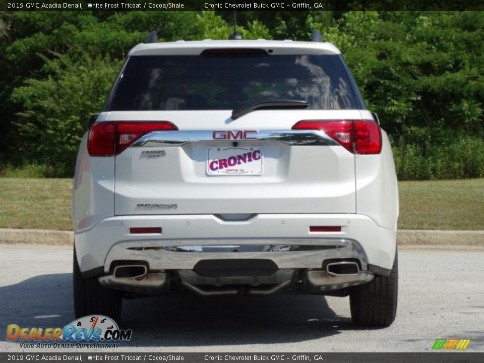 2019 GMC Acadia Denali White Frost Tricoat / Cocoa/Shale Photo #7