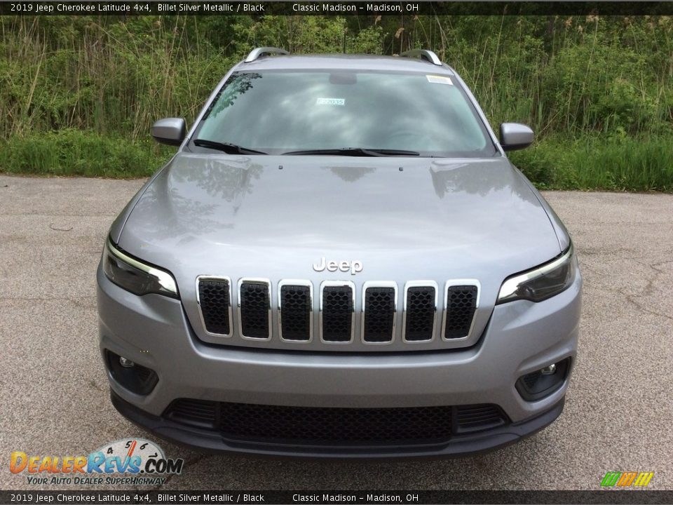 2019 Jeep Cherokee Latitude 4x4 Billet Silver Metallic / Black Photo #2