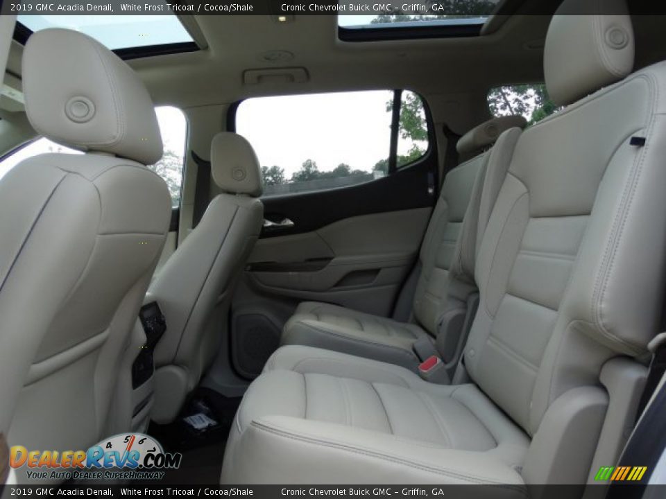 2019 GMC Acadia Denali White Frost Tricoat / Cocoa/Shale Photo #21