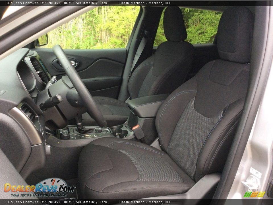 2019 Jeep Cherokee Latitude 4x4 Billet Silver Metallic / Black Photo #10