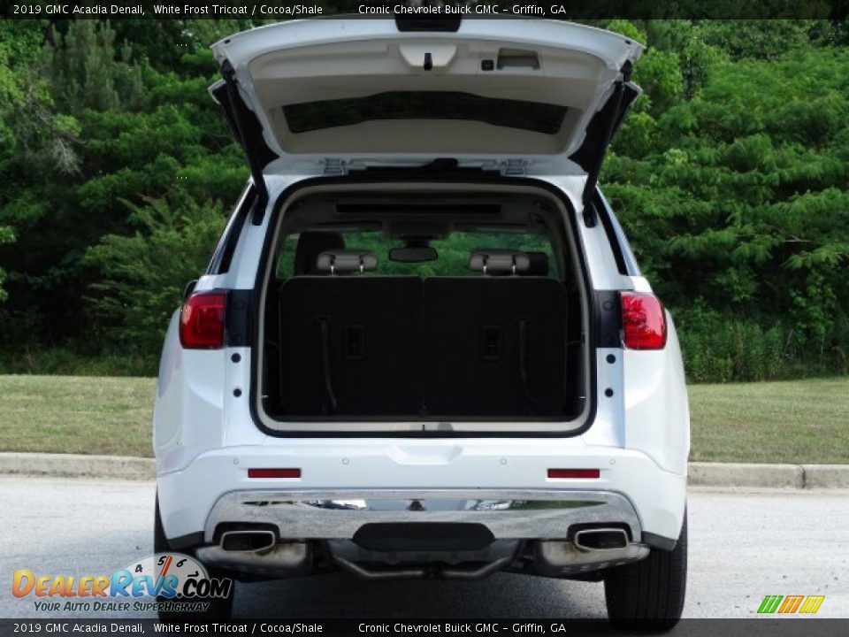 2019 GMC Acadia Denali White Frost Tricoat / Cocoa/Shale Photo #25