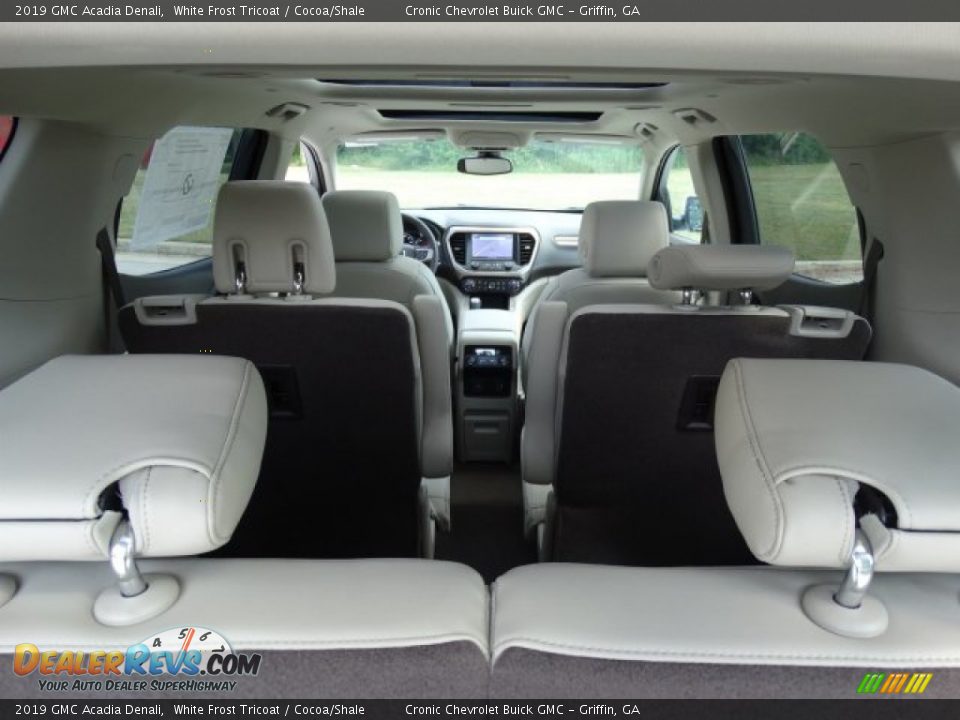 2019 GMC Acadia Denali White Frost Tricoat / Cocoa/Shale Photo #26