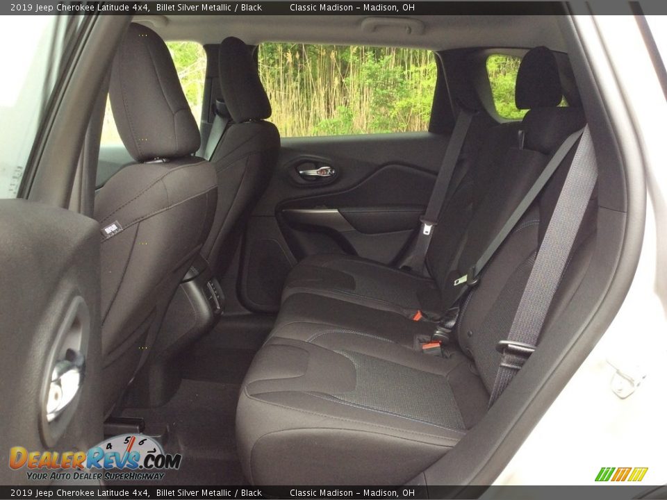 2019 Jeep Cherokee Latitude 4x4 Billet Silver Metallic / Black Photo #15