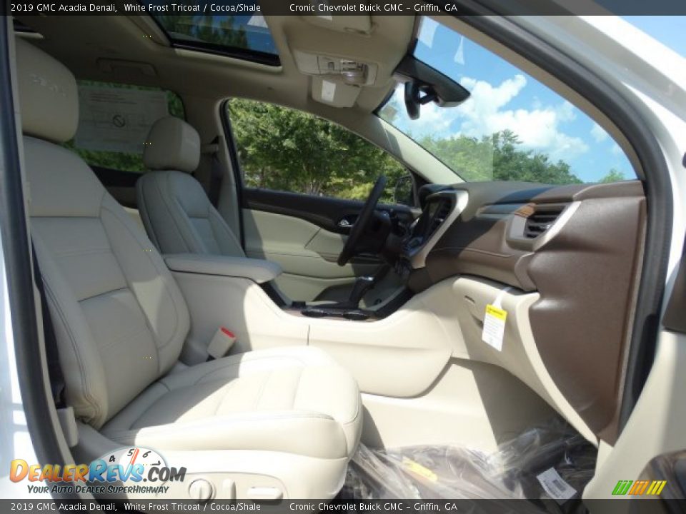 2019 GMC Acadia Denali White Frost Tricoat / Cocoa/Shale Photo #29