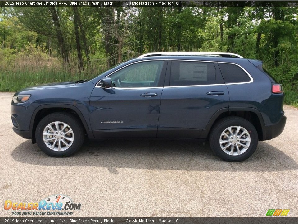 2019 Jeep Cherokee Latitude 4x4 Blue Shade Pearl / Black Photo #3