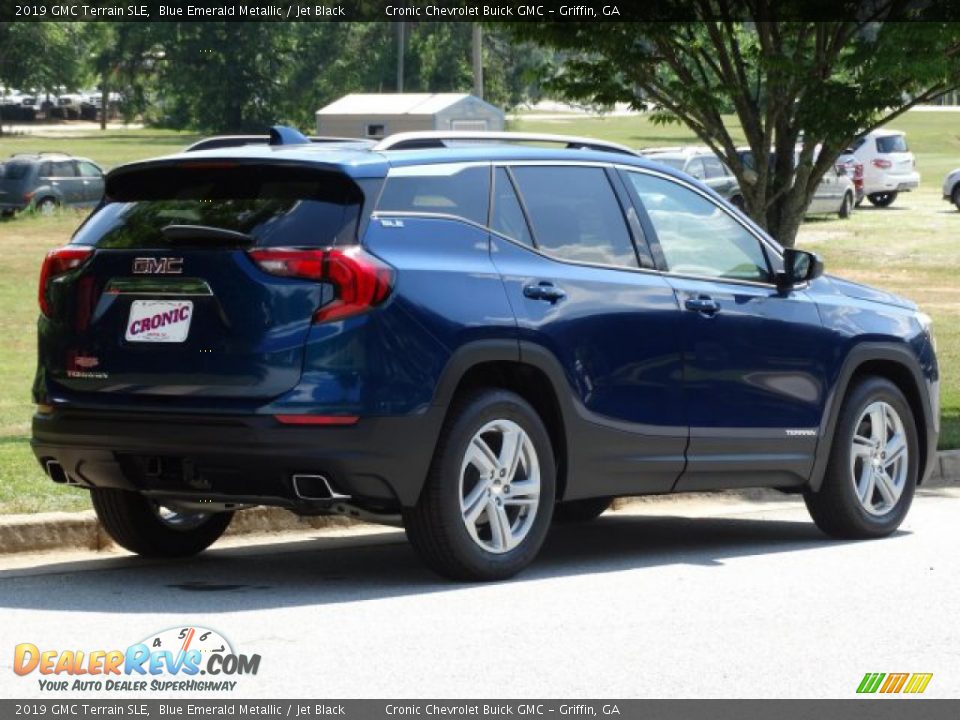 2019 GMC Terrain SLE Blue Emerald Metallic / Jet Black Photo #3
