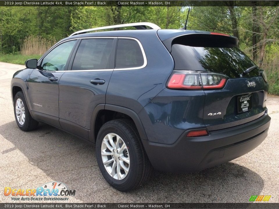 2019 Jeep Cherokee Latitude 4x4 Blue Shade Pearl / Black Photo #4