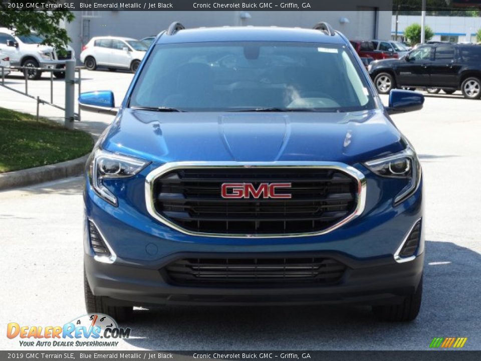 2019 GMC Terrain SLE Blue Emerald Metallic / Jet Black Photo #4