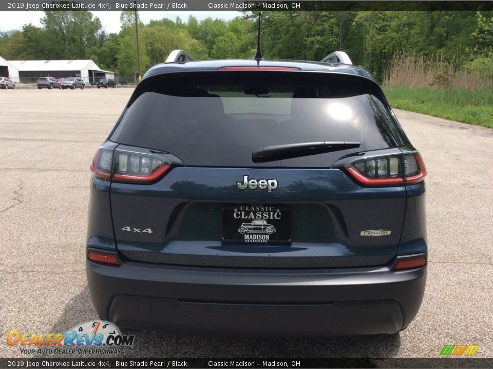 2019 Jeep Cherokee Latitude 4x4 Blue Shade Pearl / Black Photo #5
