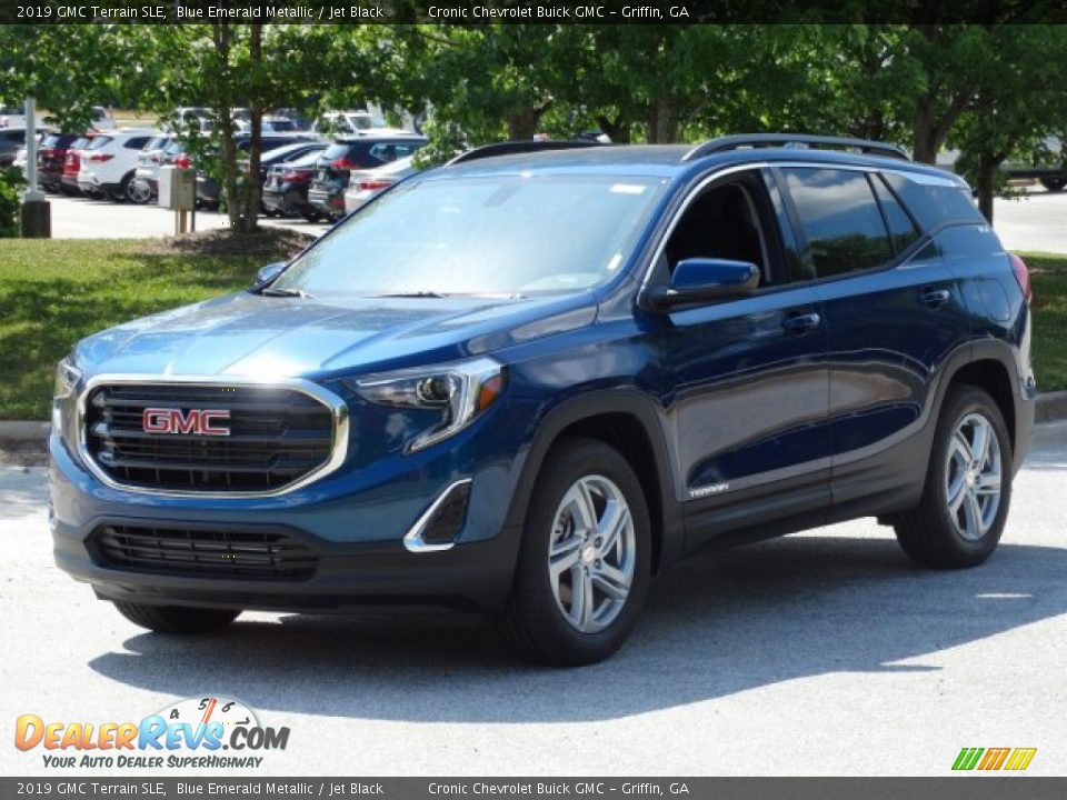 2019 GMC Terrain SLE Blue Emerald Metallic / Jet Black Photo #5