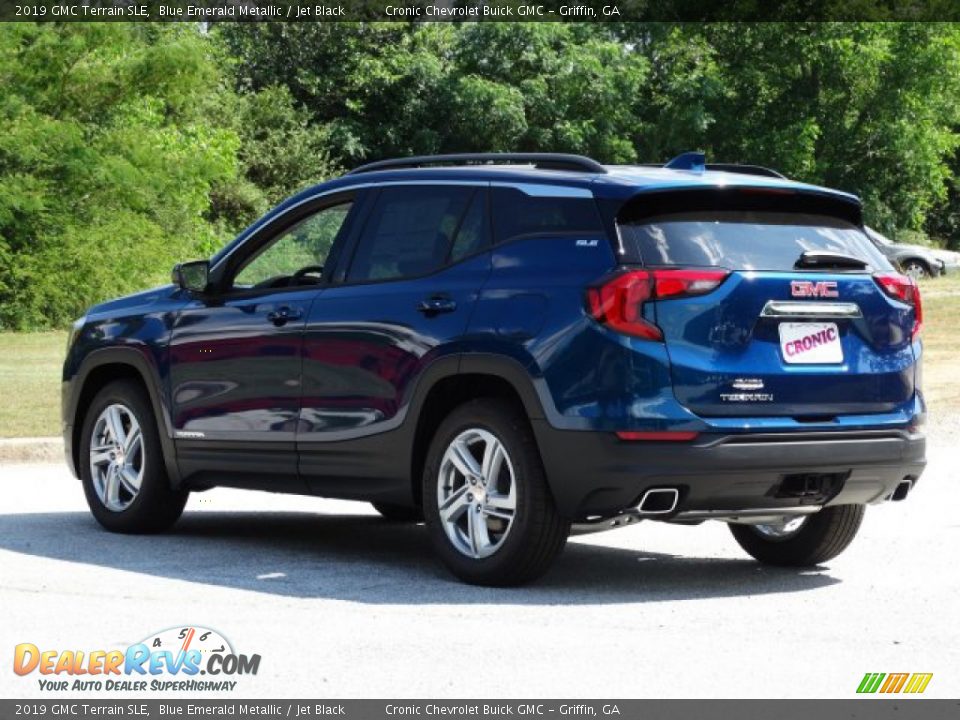 2019 GMC Terrain SLE Blue Emerald Metallic / Jet Black Photo #6