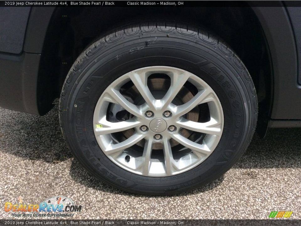2019 Jeep Cherokee Latitude 4x4 Blue Shade Pearl / Black Photo #7