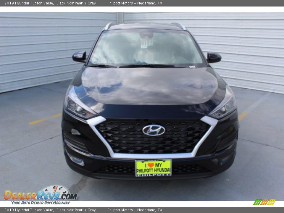2019 Hyundai Tucson Value Black Noir Pearl / Gray Photo #3