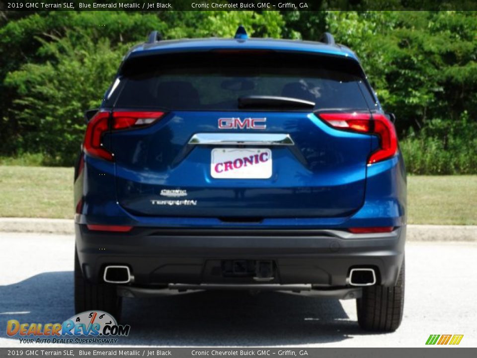 2019 GMC Terrain SLE Blue Emerald Metallic / Jet Black Photo #7