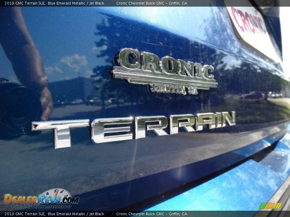 2019 GMC Terrain SLE Blue Emerald Metallic / Jet Black Photo #8