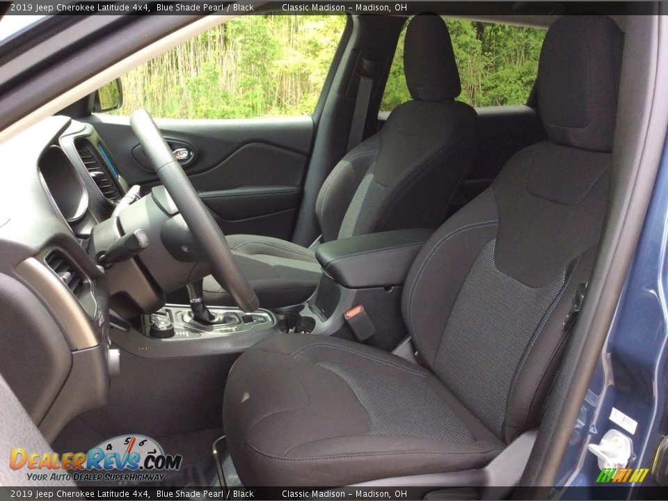 2019 Jeep Cherokee Latitude 4x4 Blue Shade Pearl / Black Photo #10