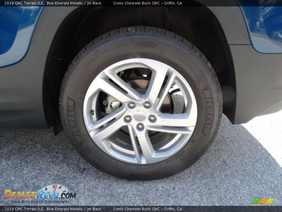 2019 GMC Terrain SLE Blue Emerald Metallic / Jet Black Photo #10