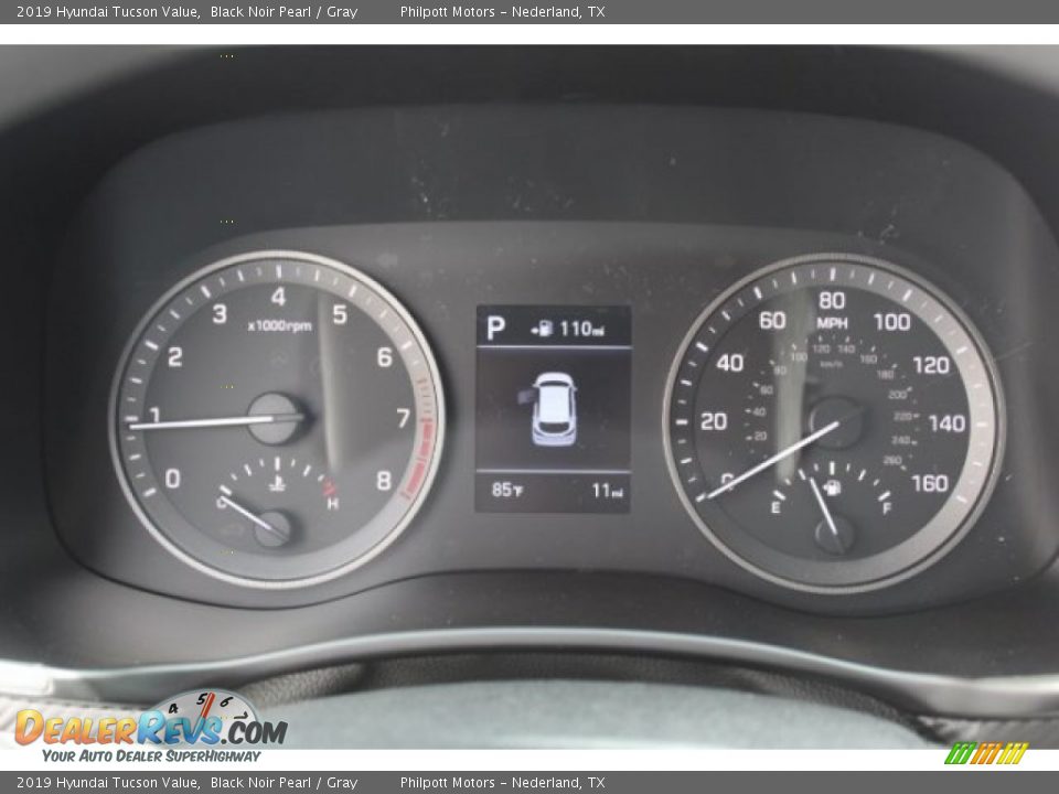 2019 Hyundai Tucson Value Black Noir Pearl / Gray Photo #12