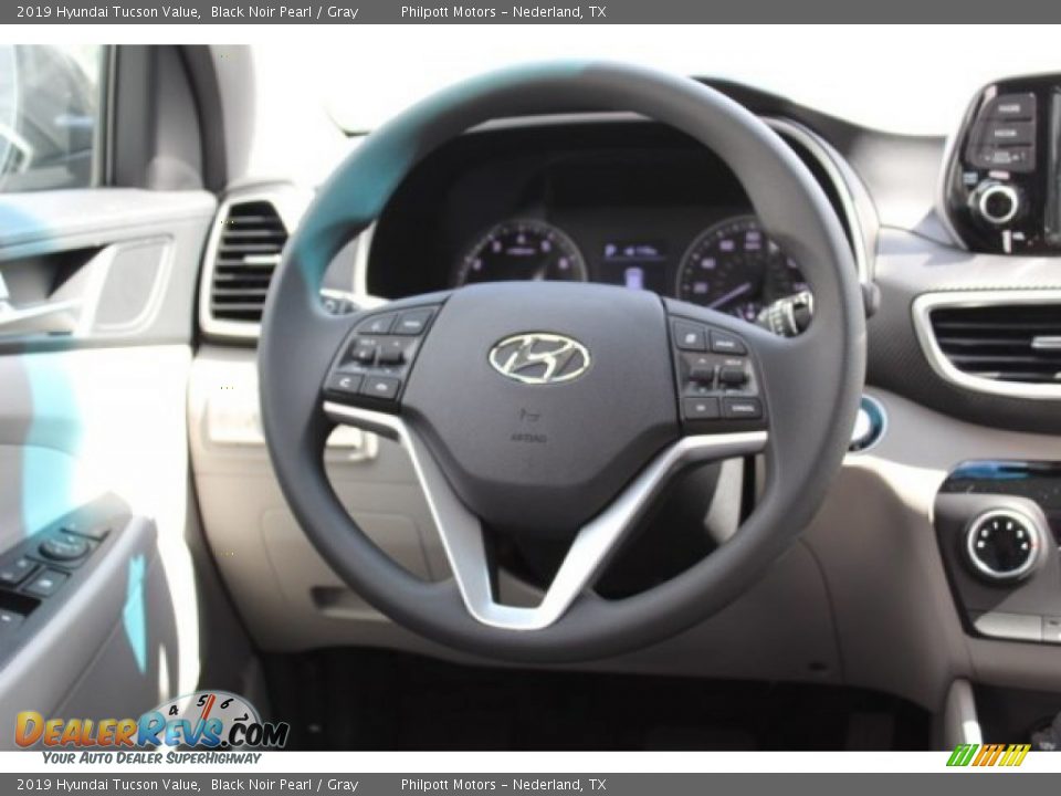 2019 Hyundai Tucson Value Black Noir Pearl / Gray Photo #20