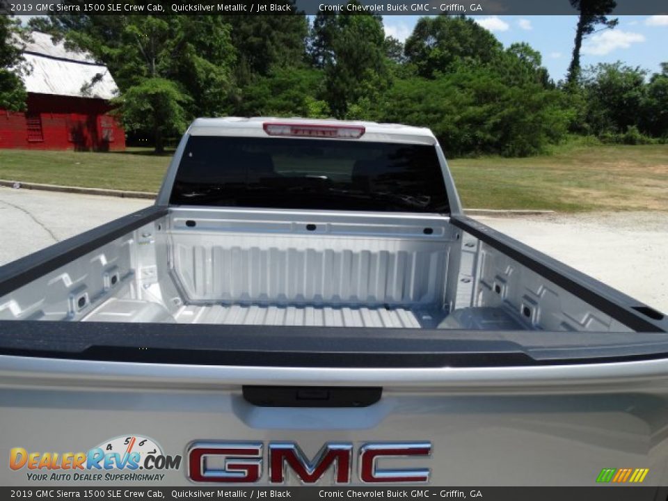 2019 GMC Sierra 1500 SLE Crew Cab Quicksilver Metallic / Jet Black Photo #8