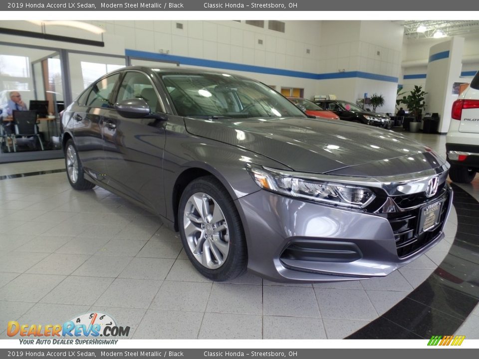 2019 Honda Accord LX Sedan Modern Steel Metallic / Black Photo #3