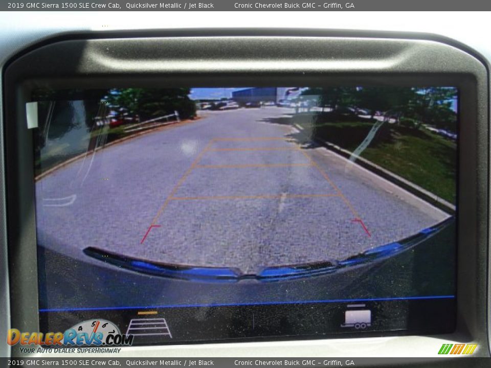 2019 GMC Sierra 1500 SLE Crew Cab Quicksilver Metallic / Jet Black Photo #22