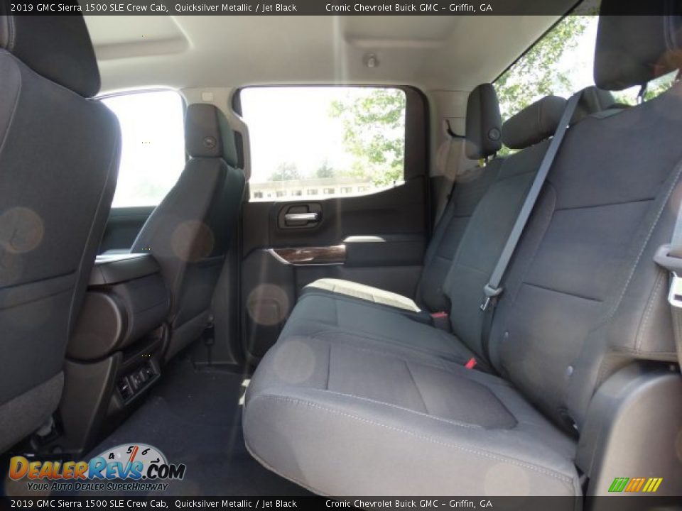 2019 GMC Sierra 1500 SLE Crew Cab Quicksilver Metallic / Jet Black Photo #24