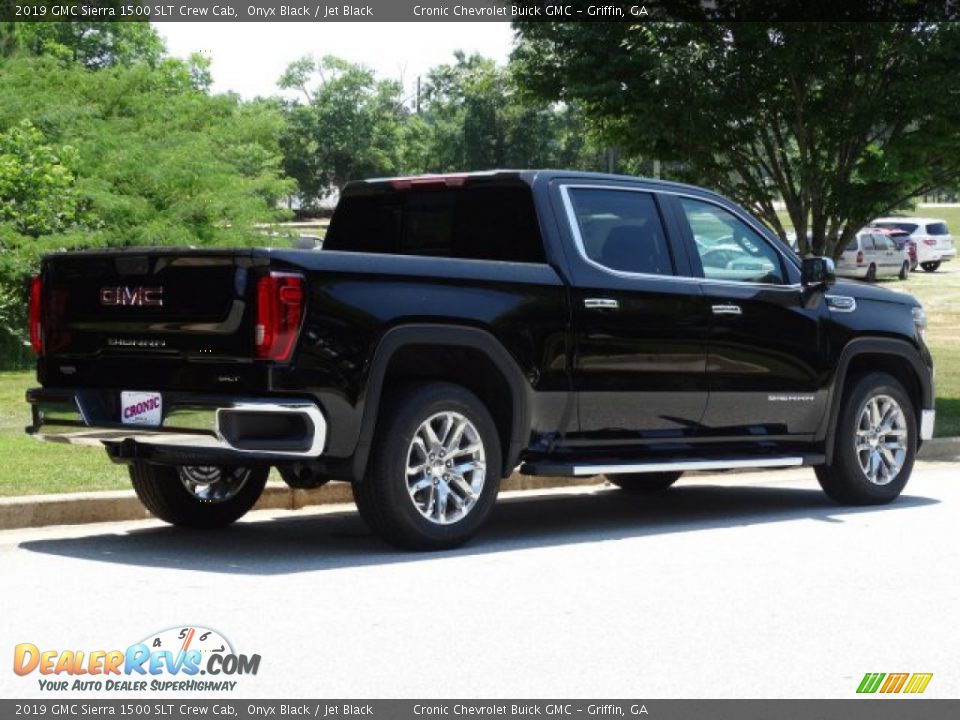 2019 GMC Sierra 1500 SLT Crew Cab Onyx Black / Jet Black Photo #3