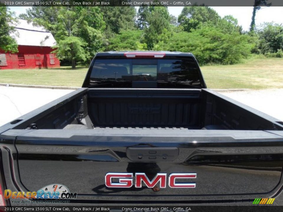 2019 GMC Sierra 1500 SLT Crew Cab Onyx Black / Jet Black Photo #8