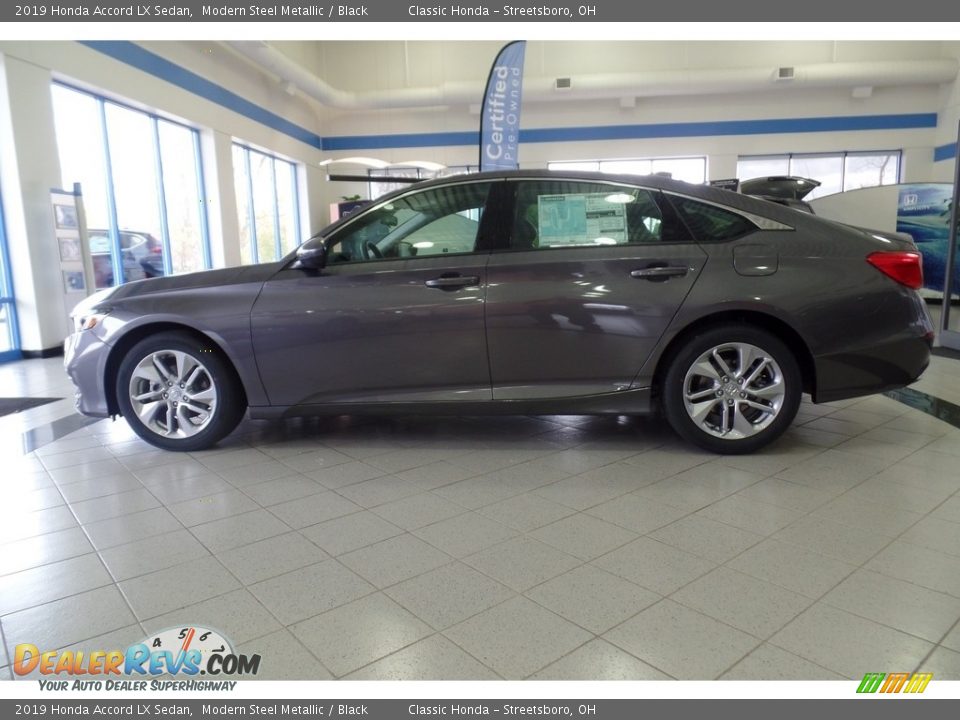 2019 Honda Accord LX Sedan Modern Steel Metallic / Black Photo #8