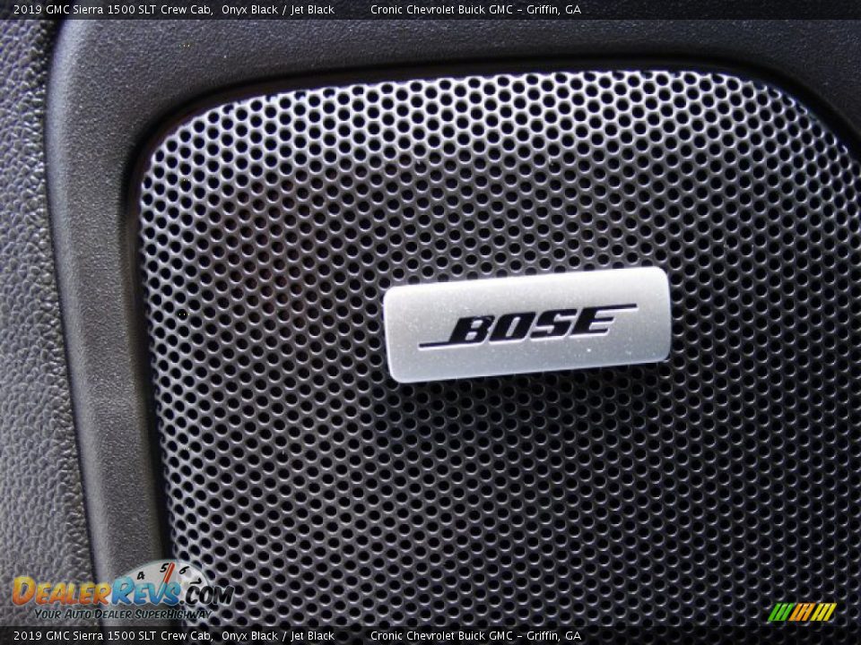 2019 GMC Sierra 1500 SLT Crew Cab Onyx Black / Jet Black Photo #16