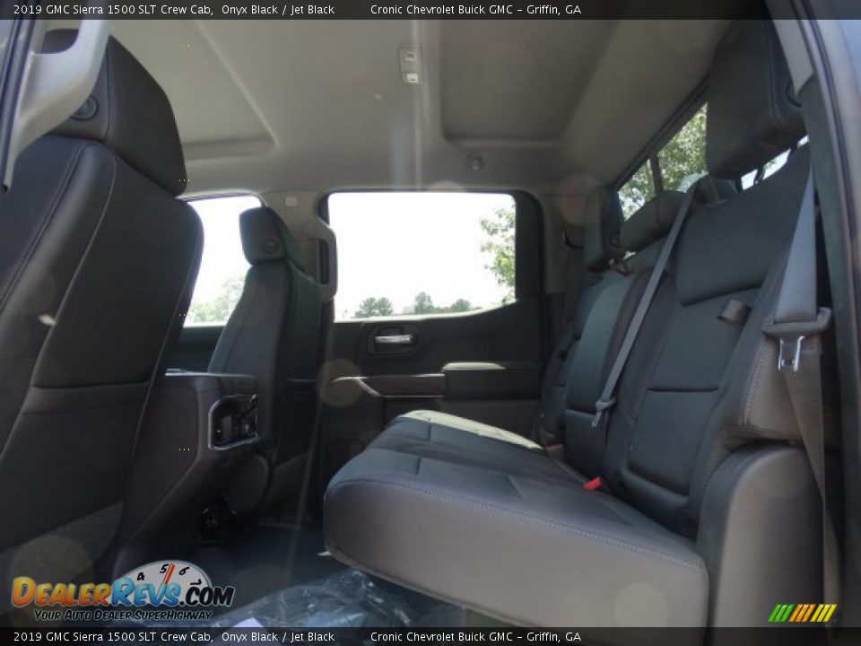 2019 GMC Sierra 1500 SLT Crew Cab Onyx Black / Jet Black Photo #26